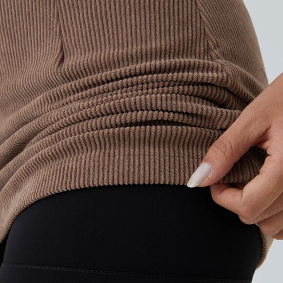 Halara High Waisted 2-in-1 A Line Mini Corduroy Skirt Small NWT - Picture 3 of 5